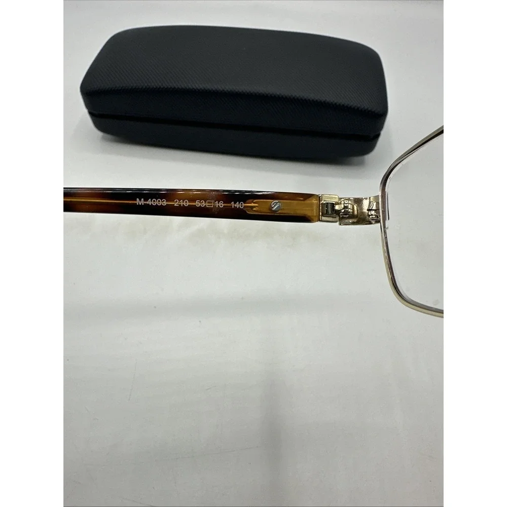 Marchon NYC Eyeglasses Frame M-4003 210 Women Brown Rectangle Full Rim 54-16-140